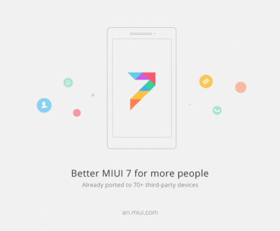 MIUI 7 уже успели портировать более чем на 70 устройств