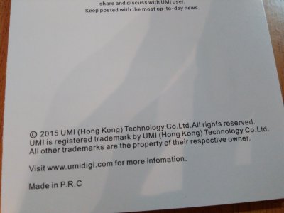 Обзор смартфона UMi eMAX mini