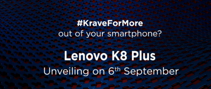 Lenovo K8 Plus:    